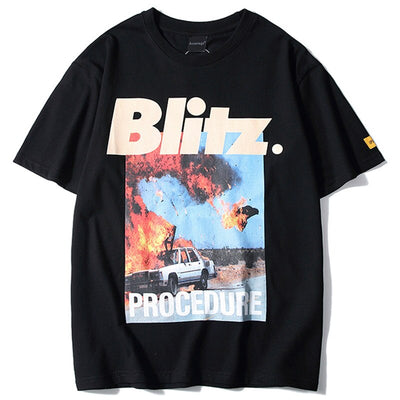 T-shirt Noir Blitz