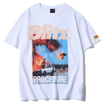 T-shirt Blanc Blitz