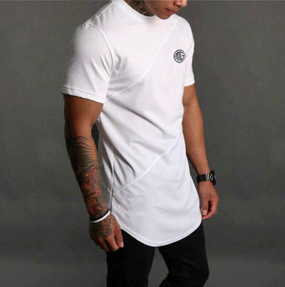 T-shirt MG Blanc Coton Ete Leger Profil