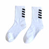 Chaussettes Blanches Bandes