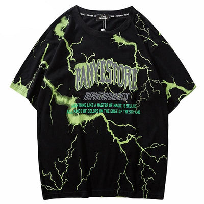 T-shirt Green Thunder