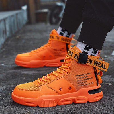 Sneakers Orange Streetwear