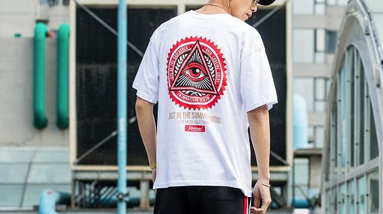 T-shirt Noir Illuminati