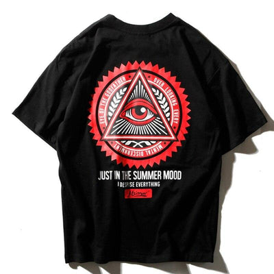 T-shirt Noir Illuminati